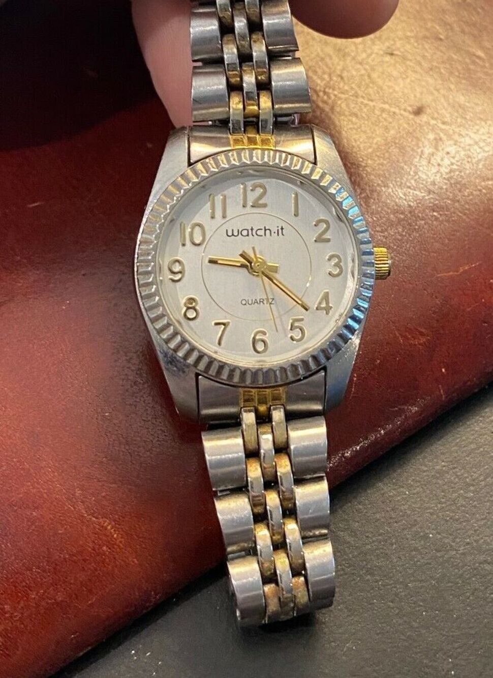 Women's 25mm Two Tone Watch-it Watch, Presidnetial Style